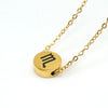 316L Stainless Steel Round Constellation Symbol Pendant Necklace For Women