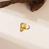 Titanium Steel Shell Necklace With Marine Life Pattern Electroplated For Women Holiday Style Jewelry