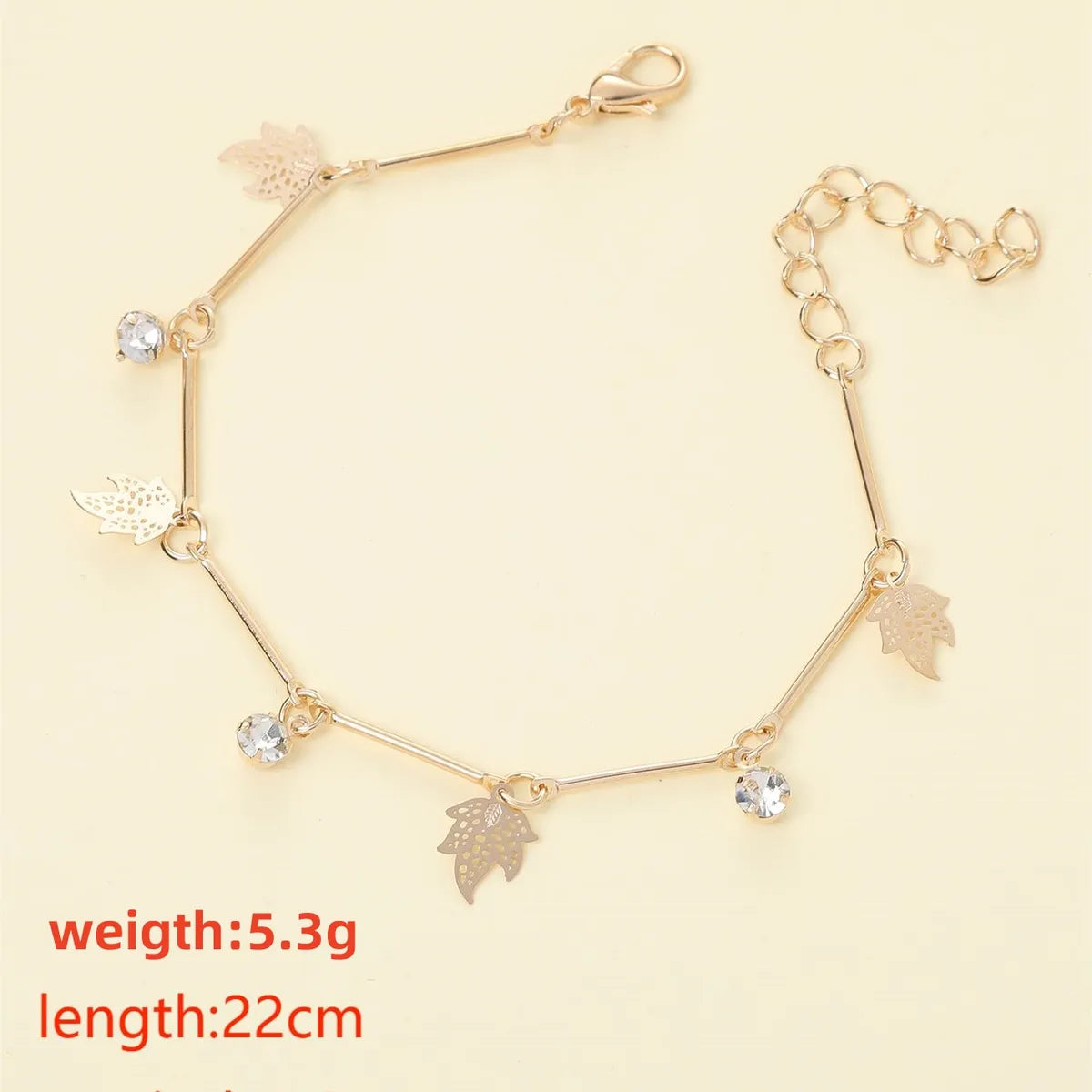 Simple Style Classic Style Solid Color Zircon Iron Copper Wholesale Bracelets