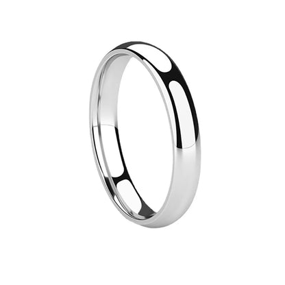 Titanium Steel Simple Style Geometric Rings