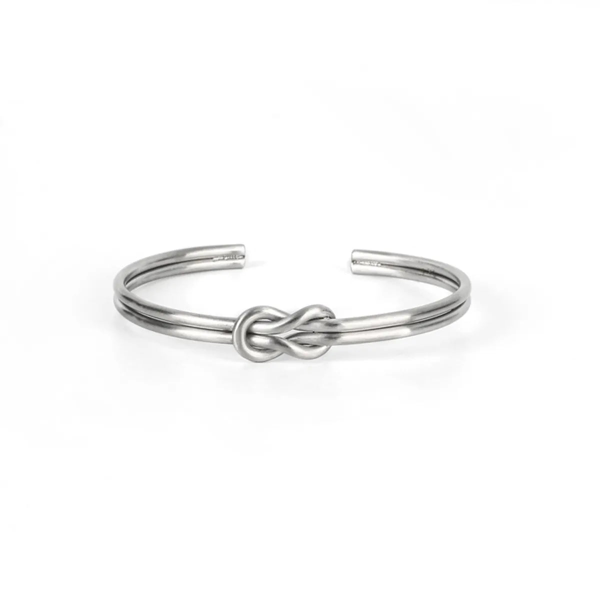 Titanium Steel Simple Style Infinity Plating Bangle