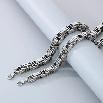 Titanium Steel Simple Style Solid Color Bracelets Necklace