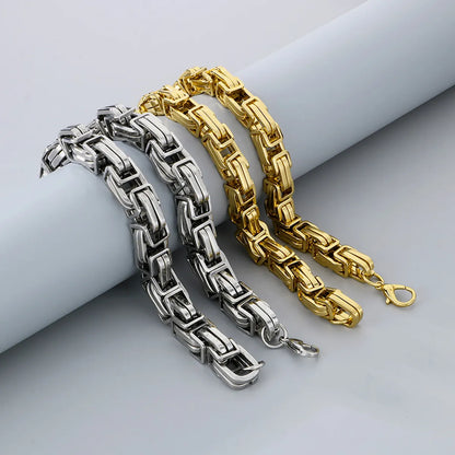 Titanium Steel Simple Style Solid Color Bracelets Necklace