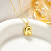 Wholesale Simple Style Streetwear Letter Copper K Gold Plated Pendant Necklace