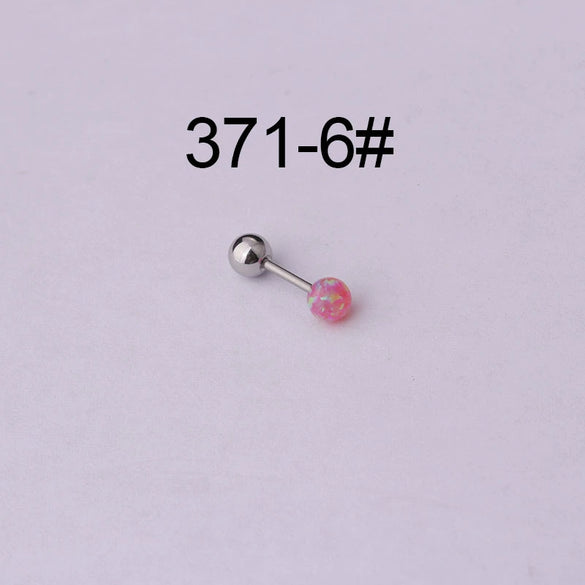 Titanium Steel Small Ear Nail Cartilage Earrings With Screw Design