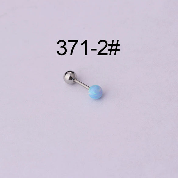 Titanium Steel Small Ear Nail Cartilage Earrings With Screw Design