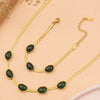 Titanium Steel Snake Bone Chain Necklace For Women Electroplated Simple Fashion