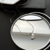 Titanium Steel Snake Bone Chain Necklace With Geometry Pendant For Women Real Gold Plating