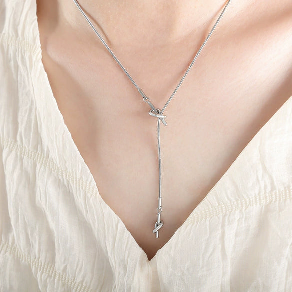 316L Stainless Steel Snake Bone Chain With Geometric Design Electroplated Long Neck Chain Accessories For Girls