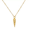 Titanium Steel Snake Pendant Necklace With Geometric Pattern Retro Style Electroplated
