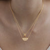 Titanium Steel Snake Pendant Necklace With Geometric Pattern Retro Style Electroplated