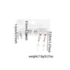 Titanium Steel Snakeshaped Electroplated Women's Light Luxury Style Earrings