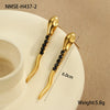Titanium Steel Snakeshaped Jewelry With Constellation And Zodiac Patterns Electroplated For Women