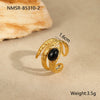 Titanium Steel Snakeshaped Jewelry With Constellation And Zodiac Patterns Electroplated For Women