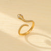 Titanium Steel Snakeshaped Jewelry With Constellation And Zodiac Patterns Electroplated For Women