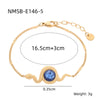Titanium Steel Snakeshaped Jewelry With Constellation And Zodiac Patterns Electroplated For Women