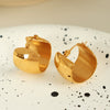 316L Stainless Steel Spherical Fashion Retro Geometric Electroplated Women's Earrings