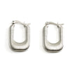 Titanium Steel Square Thread Ushaped Geometric Ear Stud Earrings Electroplated With Gold