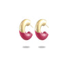 Titanium Steel Stainless Steel C Shape Electroplated Fashion Light Luxury Women's Earrings