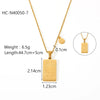Titanium Steel Stainless Steel Constellation Necklace For Women With Electroplating