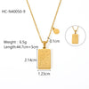 Titanium Steel Stainless Steel Constellation Necklace For Women With Electroplating