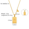 Titanium Steel Stainless Steel Constellation Necklace For Women With Electroplating