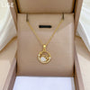 Titanium Steel Stainless Steel Copper Ring Shell Whale Diamond Necklace Unisex Allmatch Clavicle Chain With Geometric Style