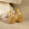 Titanium Steel Stainless Steel Geometric Goldplated Electroplated Women's Earrings
