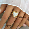 Titanium Steel Stainless Steel Geometric Round Ring With Black And White Enamel Real Gold Plating Retro Opening Nonfading Oil Dripping For Women
