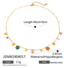 Titanium Steel Stainless Steel Geometric Style Women's Necklace With Electroplating Process