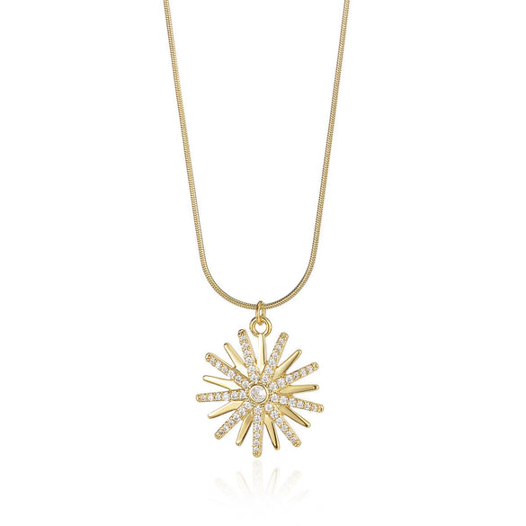 Titanium Steel Stainless Steel Heart Shaped Necklace With Zircon Insect Geometric Pattern And Diamond Design