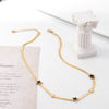 Titanium Steel Star Clavicle Chain For Women Electroplated Hiphop Style Niche Design Light Luxury