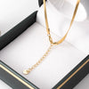 Titanium Steel Star Clavicle Chain For Women Electroplated Hiphop Style Niche Design Light Luxury