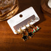 Titanium Steel Star Elephant Earrings With Electroplating