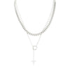 Titanium Steel Star Pendant Clavicle Chain Unisex Cuban Chain Style