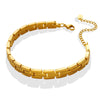 316L Stainless Steel Strap Bracelet Geometric Hip Hop Trendy Unisex Electroplated