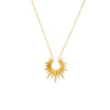 Titanium Steel Sunflower Love Drops Bell Pattern Necklace Earrings Set