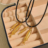 316L Stainless Steel Tuna Pendant Necklace Animals Zodiac Style Electroplated For Women