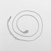 Titanium Steel Unisex Geometric Style Furnace Vacuum Plated Necklace O Chain Jewelry
