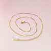 Titanium Steel Unisex Geometric Style Furnace Vacuum Plated Necklace O Chain Jewelry