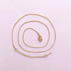 Titanium Steel Unisex Geometric Style Furnace Vacuum Plated Necklace O Chain Jewelry