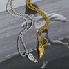 Titanium Steel Unisex Pendant Necklace With Animals Zodiac Pattern Twist Chain Electroplating Design