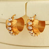316L Stainless Steel Ushape Electroplated Women's Earrings With Highend Light Luxury Design