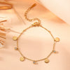 Titanium Steel Wafer Clip Jewelry With Love Water Drops Bell Pattern For Women