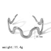 Titanium Steel Wave Bracelet Women's Fashion Simple Electroplated