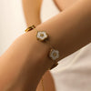 Titanium Steel Women's Fruit Pattern Bracelet