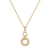 Titanium Steel Women's Geometric Light Luxury Jewelry Set With Electroplating Necklace Earrings Ring Chain