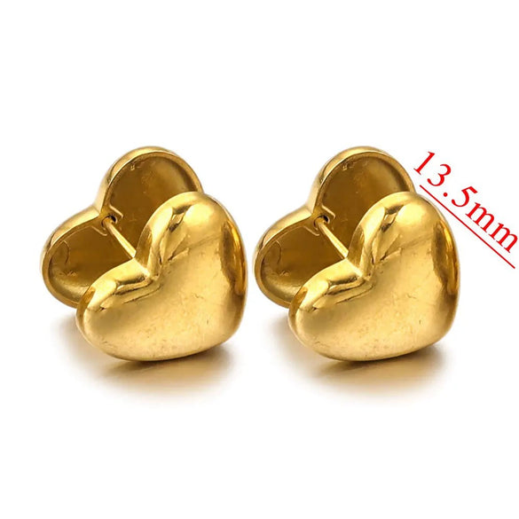 Titanium Steel Women's Geometric Star Glow Ball Earrings With Electroplating