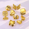 Titanium Steel Women's Geometric Star Glow Ball Earrings With Electroplating