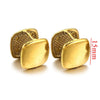 Titanium Steel Women's Geometric Star Glow Ball Earrings With Electroplating